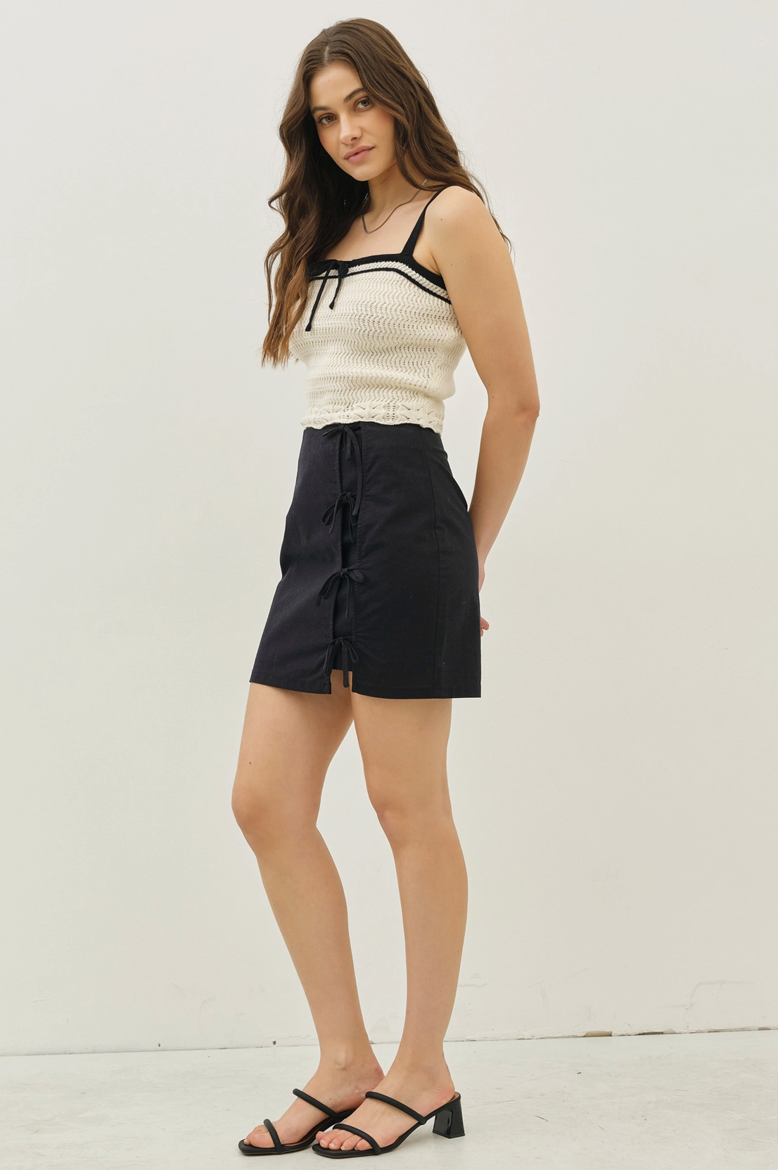 Skirt with Bow Detail