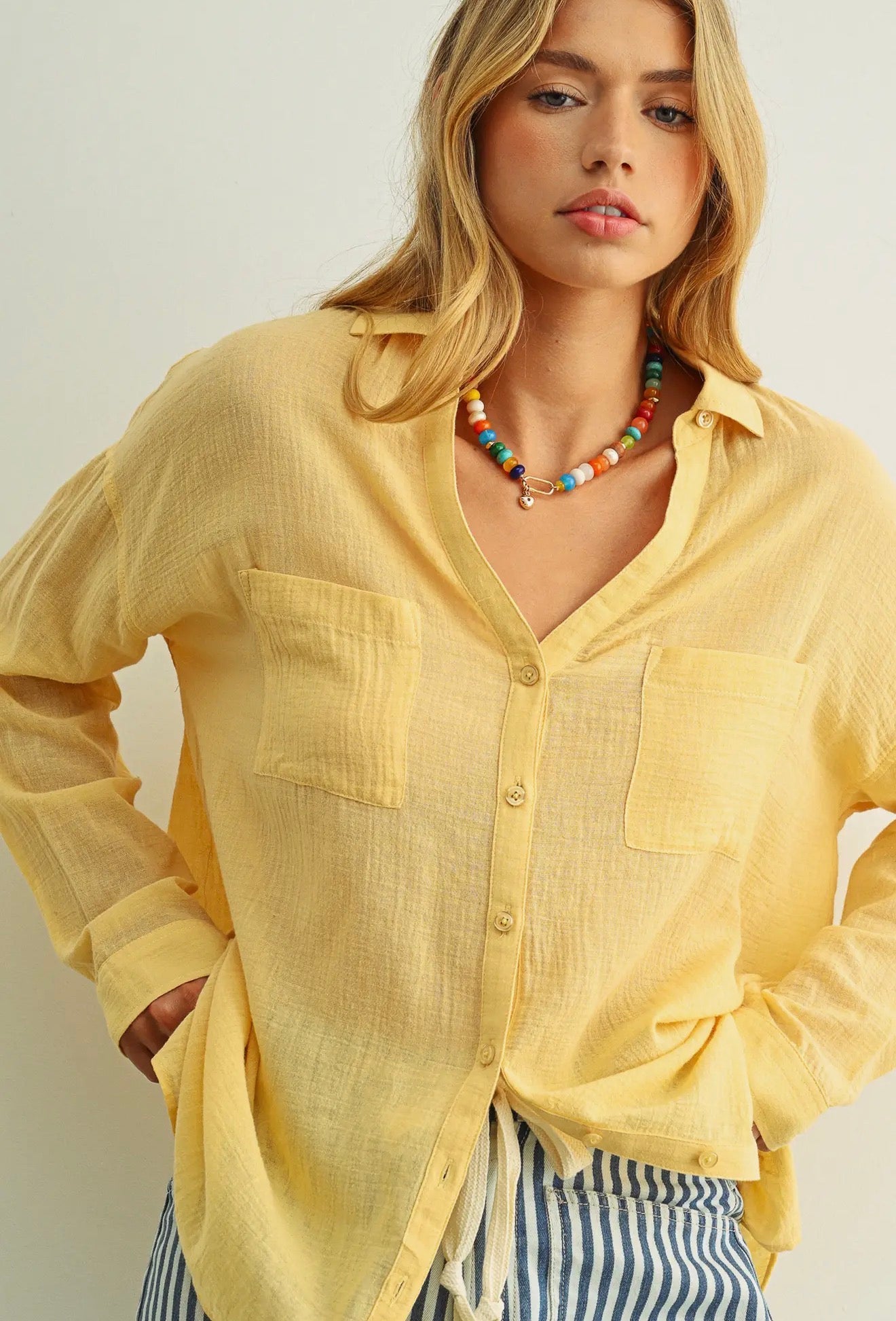 Button Down Basic Cotton Shirts