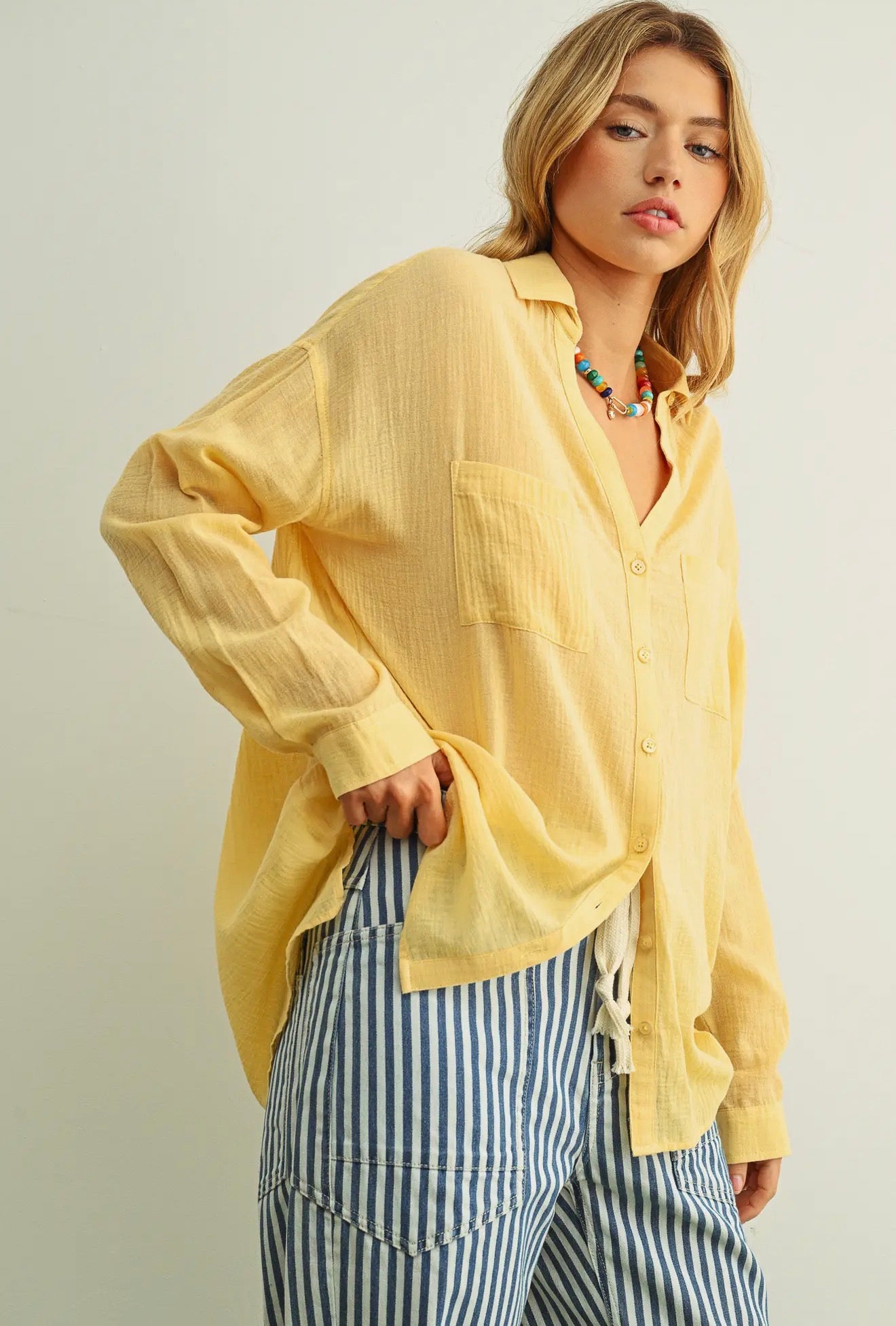 Button Down Basic Cotton Shirts
