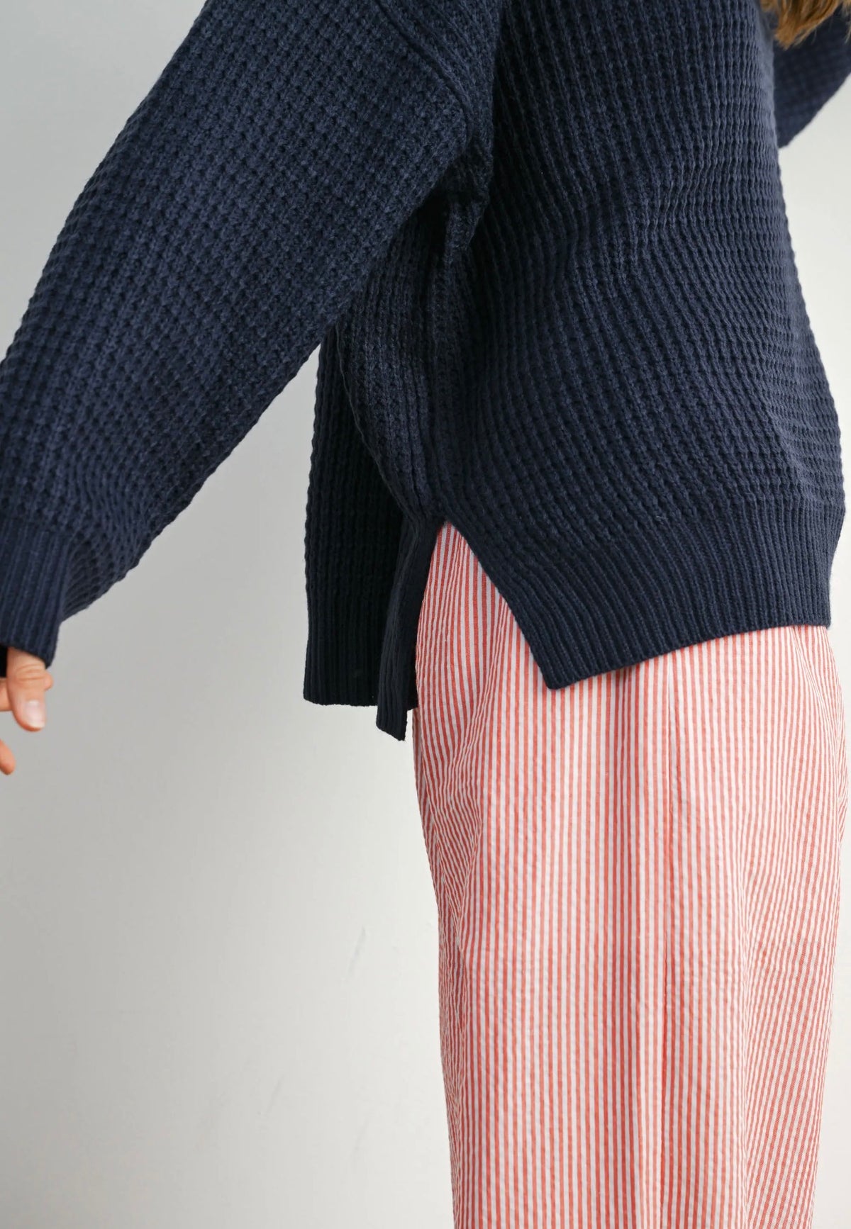 Round Neck Long Sleeve Sweater
