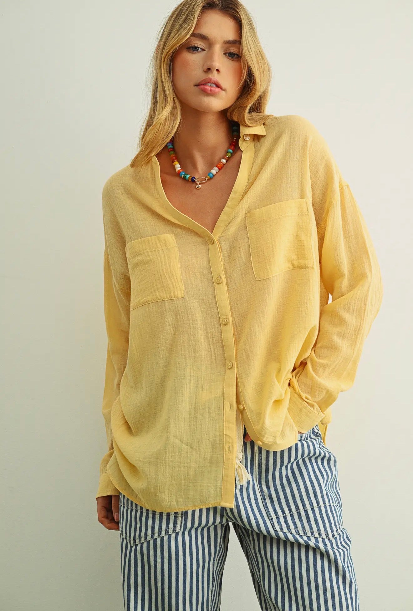 Button Down Basic Cotton Shirts