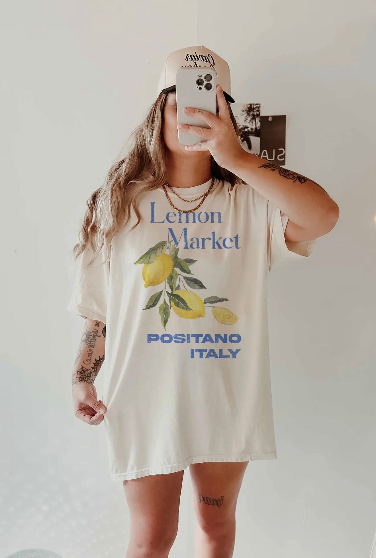 Lemon Market Oversized Tee