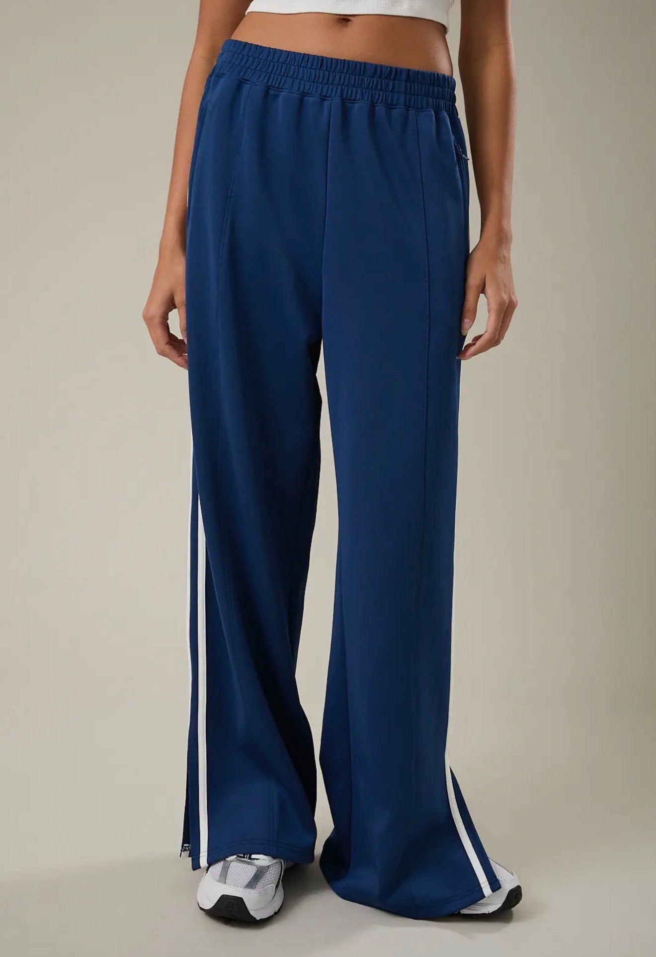 Elastic Waist Track Pants