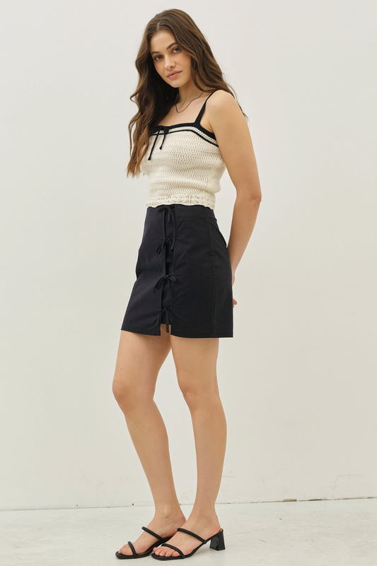 Skirt with Bow Detail