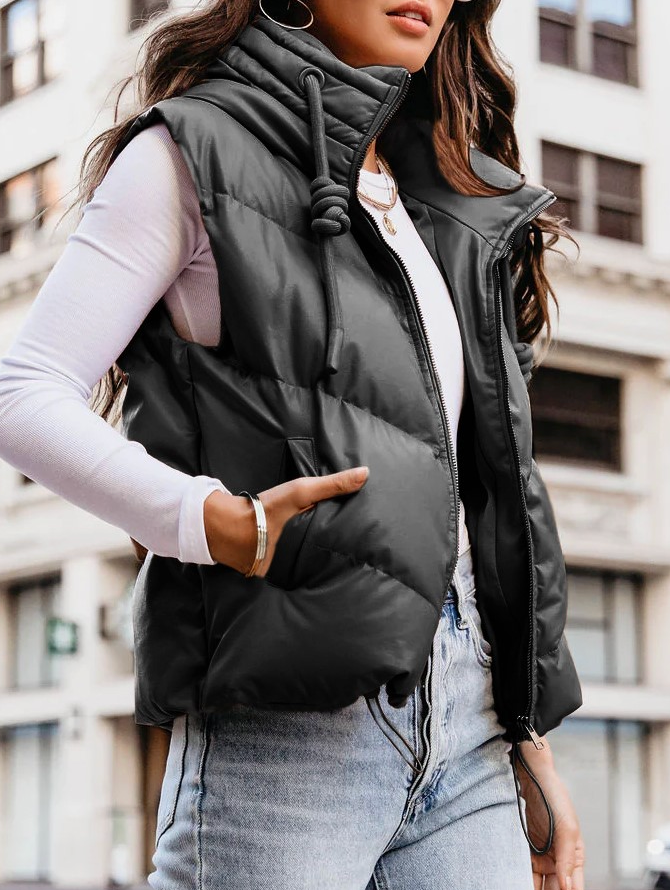 Hooded Down Vest