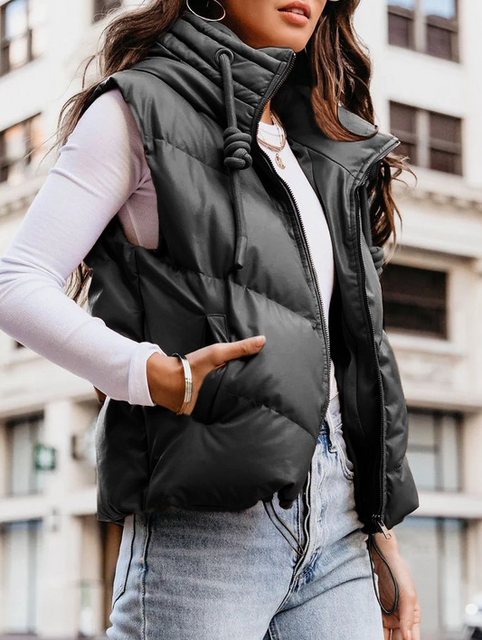 Hooded Down Vest