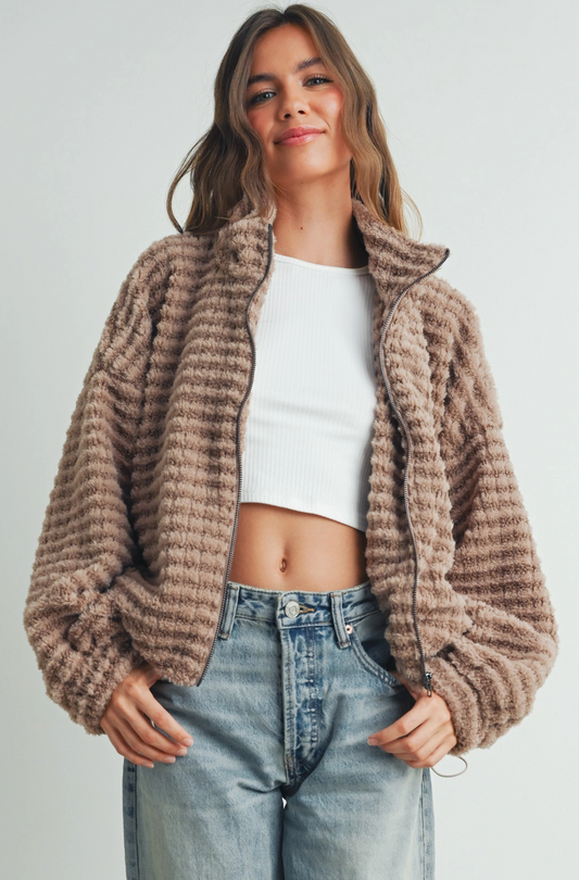 Collared Puffer Jacket