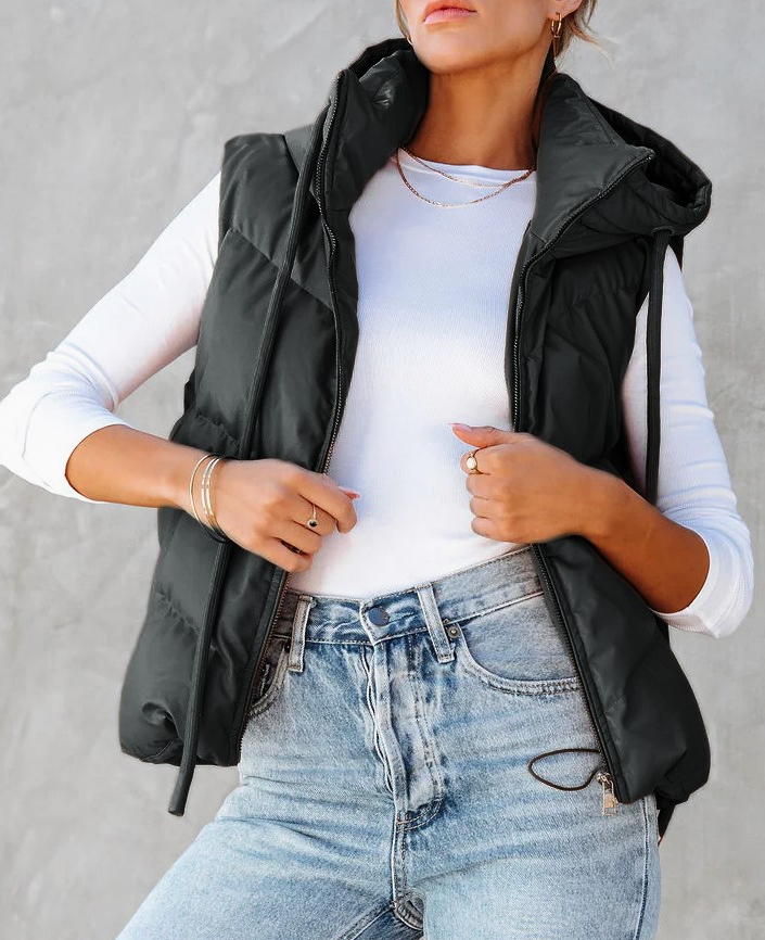 Hooded Down Vest