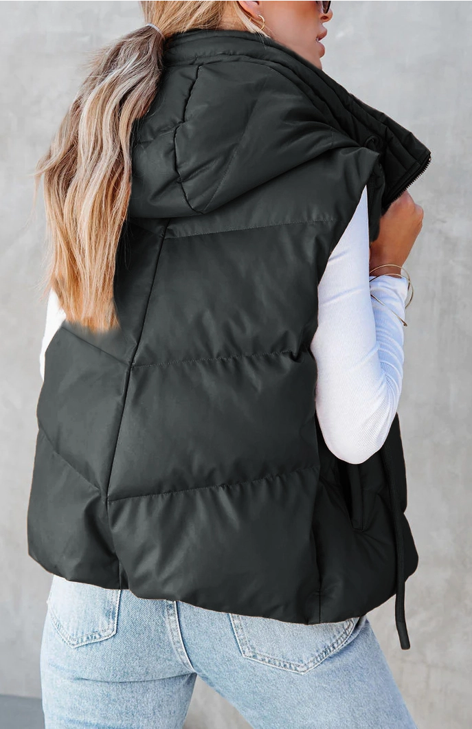 Hooded Down Vest